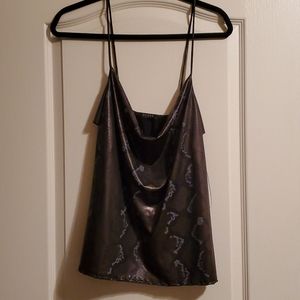 Scobe Snake-patterned tank top